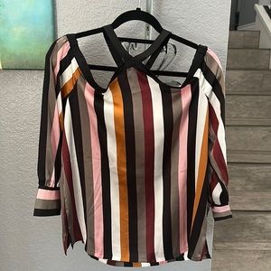NWT stripe blouse from Loft
